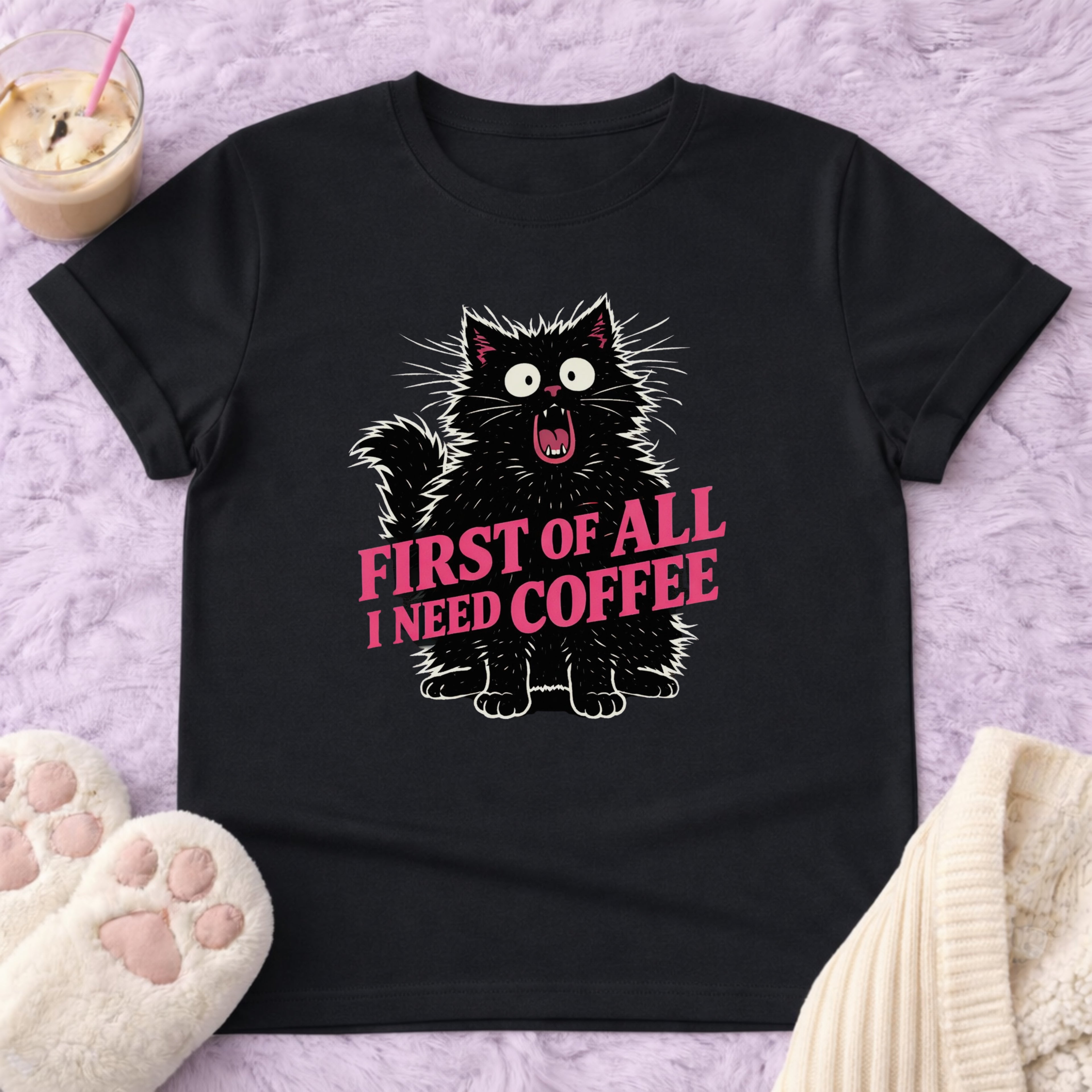 First of All I need Coffee T-Shirt