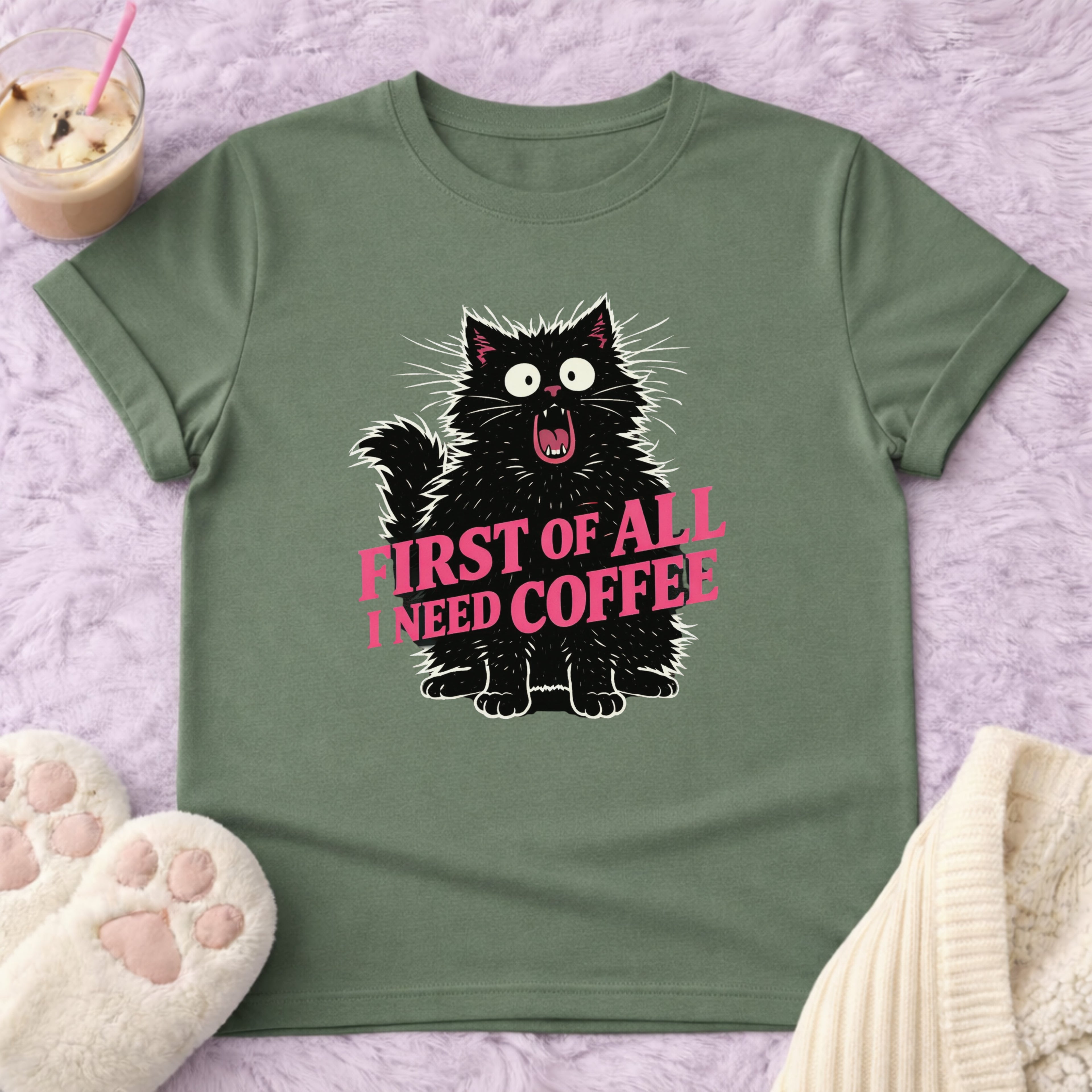 First of All I need Coffee T-Shirt