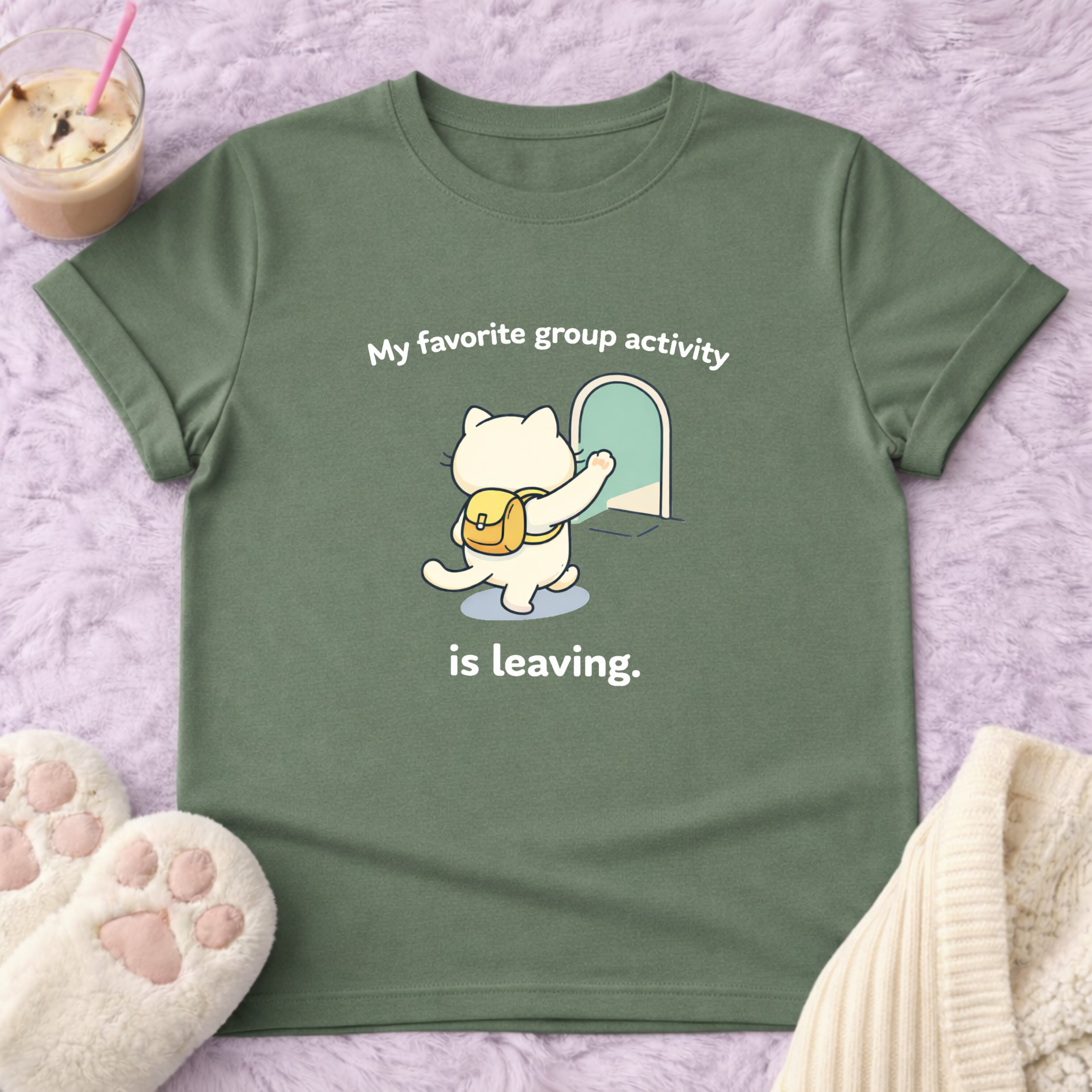 My Favorite Group Activity is Leaving T-Shirt