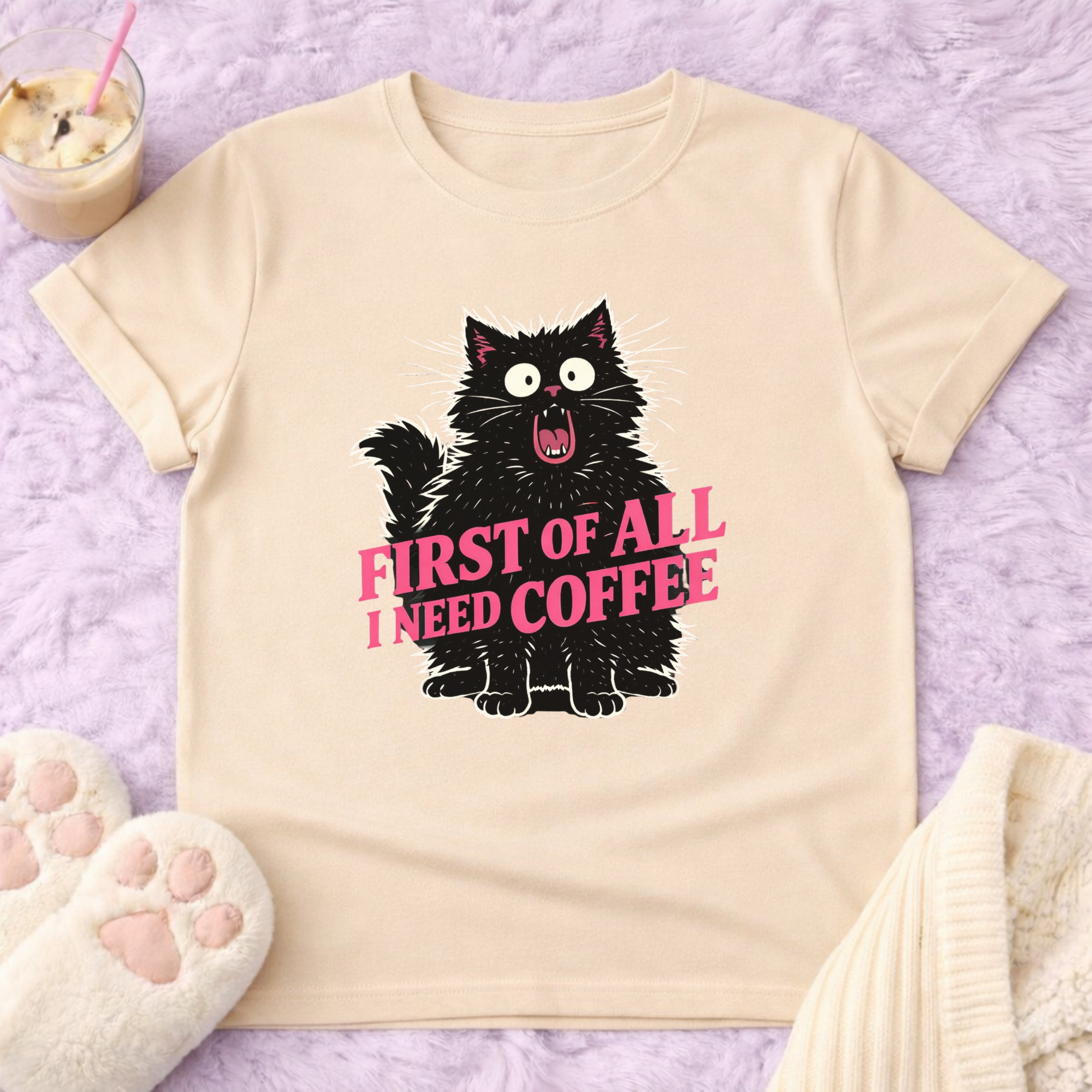 First of All I need Coffee T-Shirt