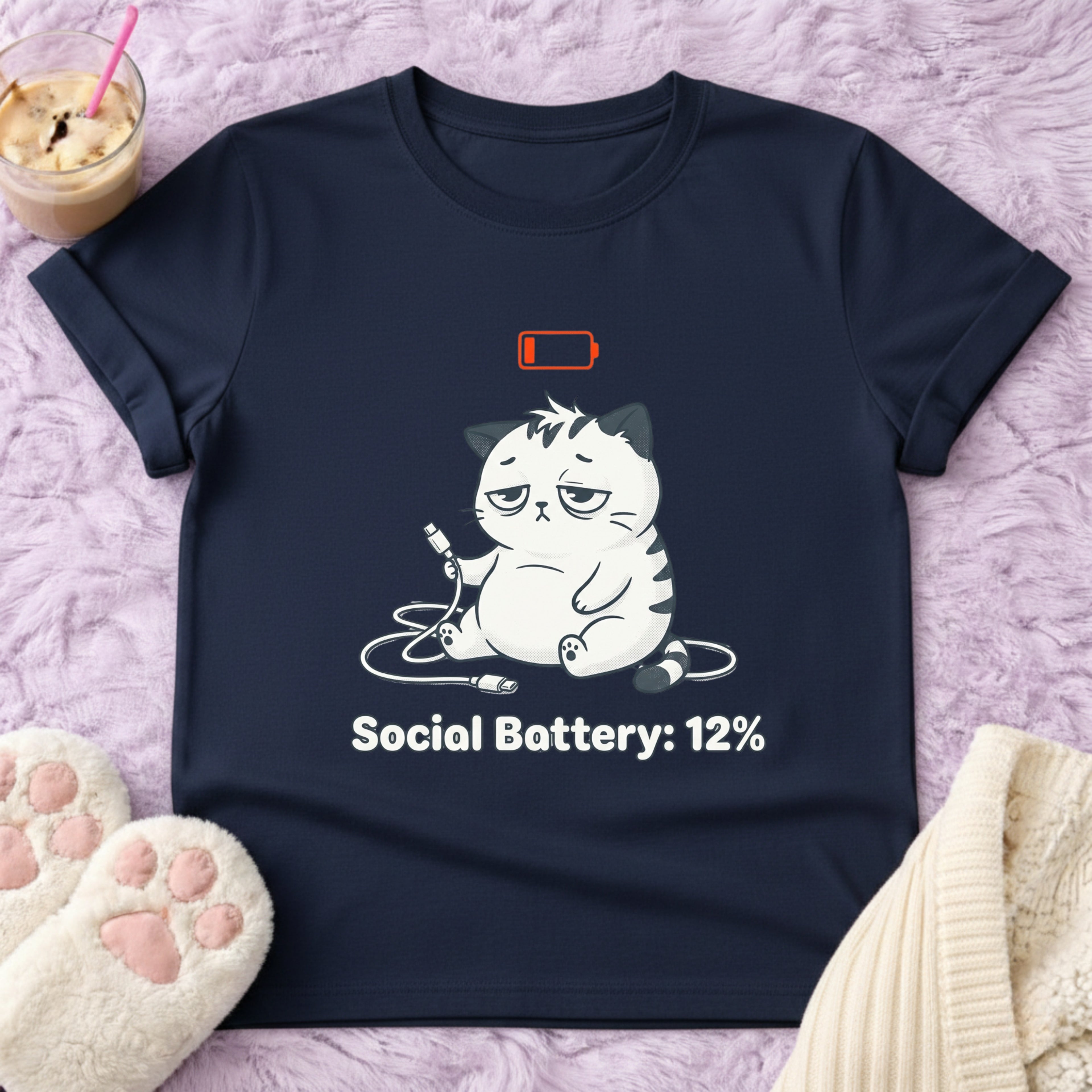 Social Battery: 12% T-Shirt