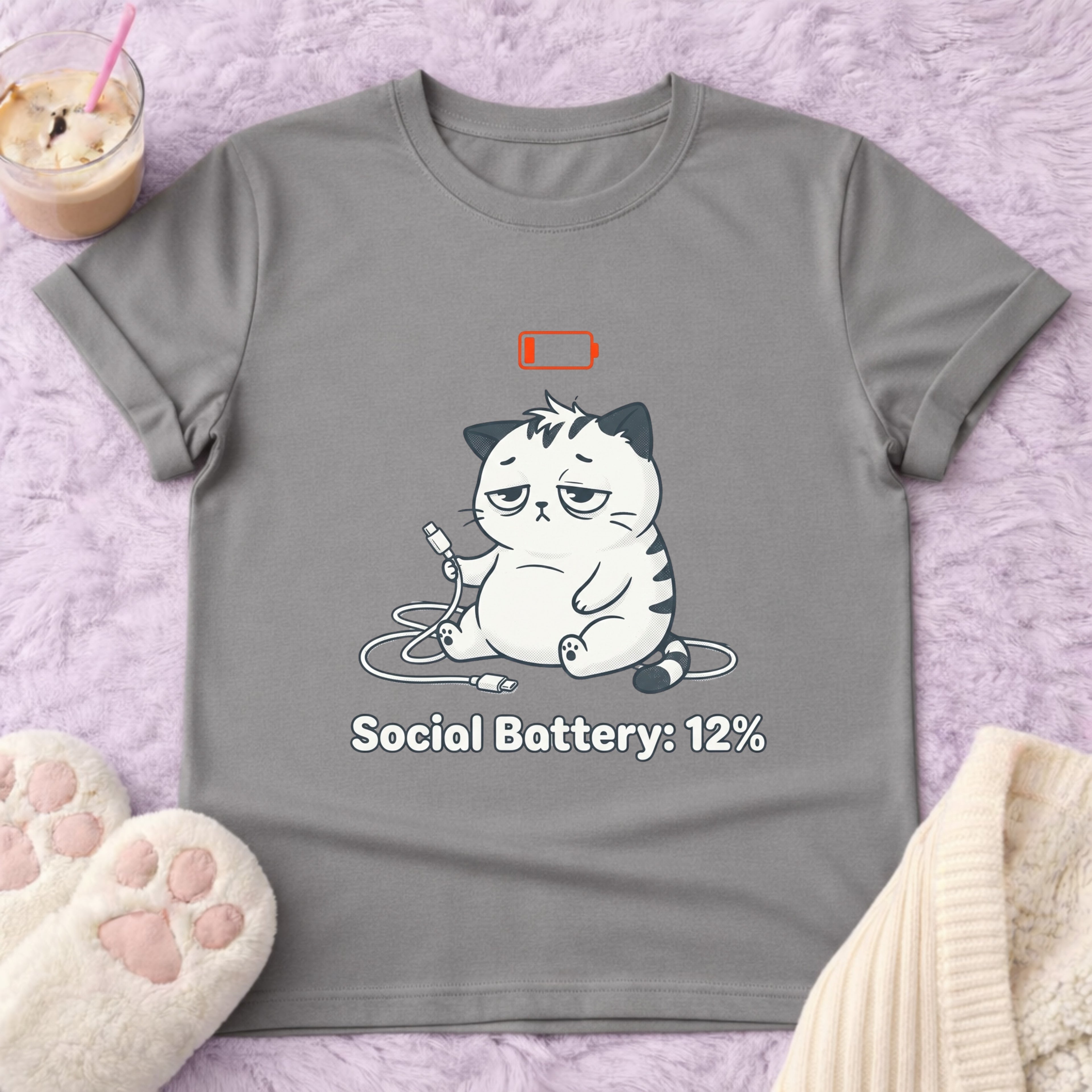 Social Battery: 12% T-Shirt