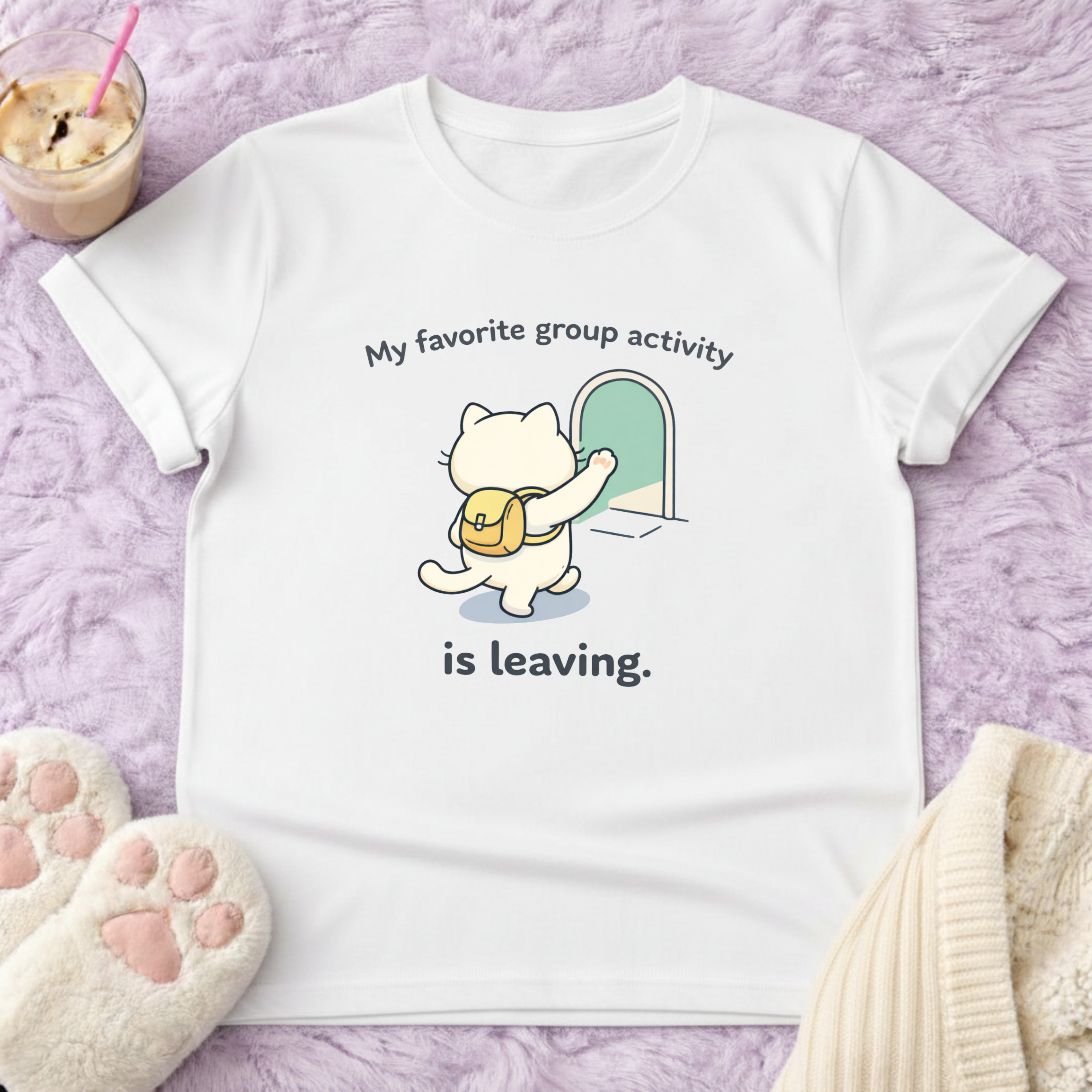 My Favorite Group Activity is Leaving T-Shirt